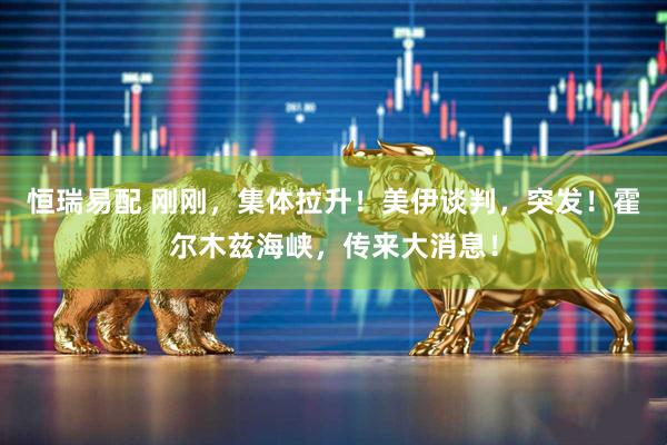 恒瑞易配 刚刚，集体拉升！美伊谈判，突发！霍尔木兹海峡，传来大消息！