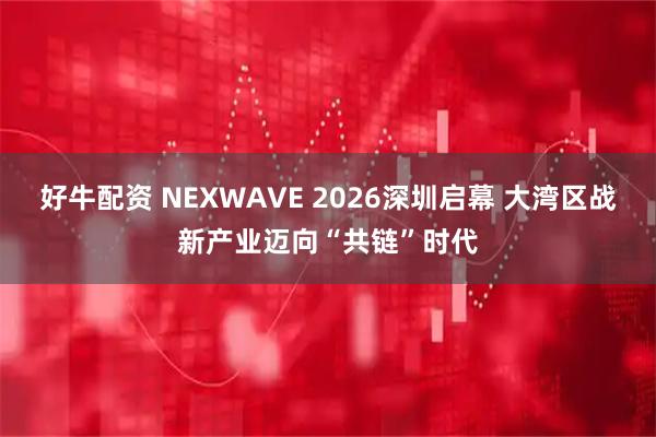 好牛配资 NEXWAVE 2026深圳启幕 大湾区战新产业迈向“共链”时代